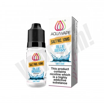 AQUA VAPE Nic Salt 50/50 - Blue Berry -  10ml